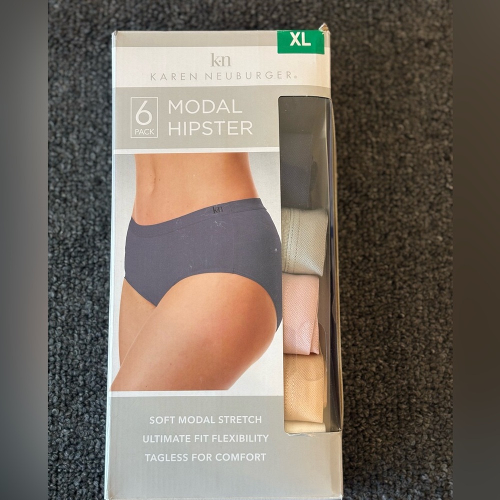 Karen Neuburger Modal Hipster Underwear - Multi-Color Pack